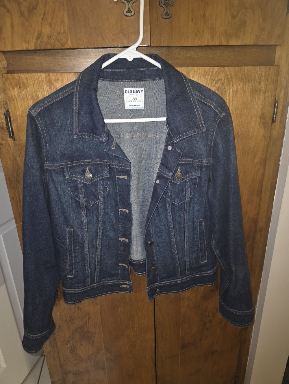 Old Navy Dark Blue Denim Trucker Jacket